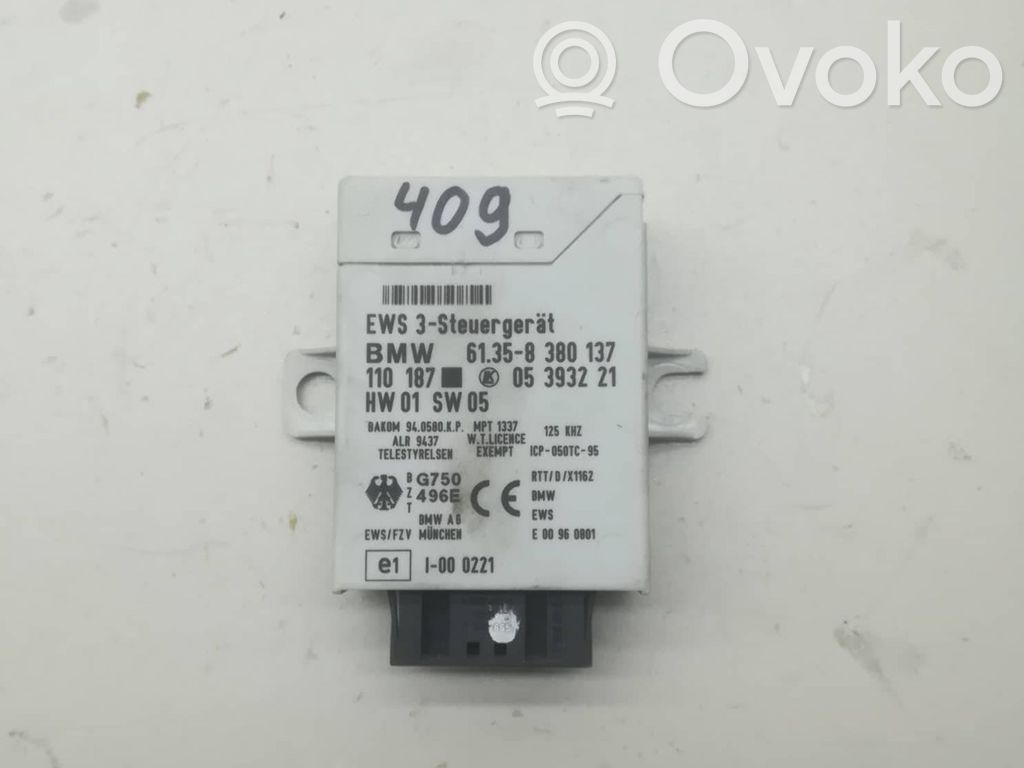 Immobilizer control unit/module   61358380137