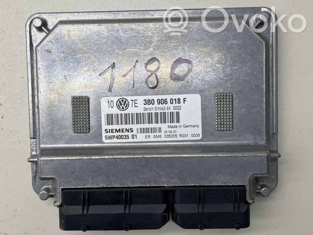 Engine control unit/module   3B0906018F,5WP40035