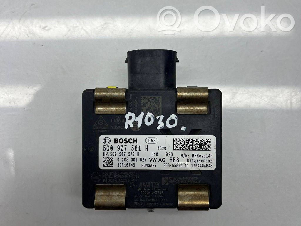 Sensor de radar Distronic   5Q0907561H,5Q0907572H,0203301827