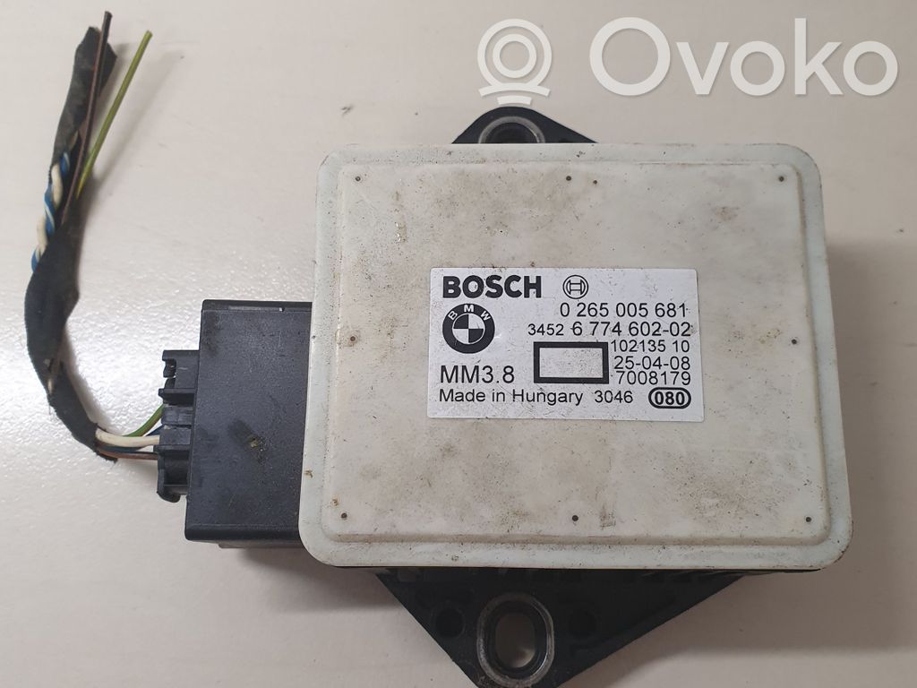 BMW 5 E60 E61 ESP acceleration yaw rate sensor 