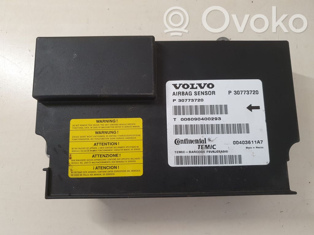 Volvo S80 Airbag control unit/module 