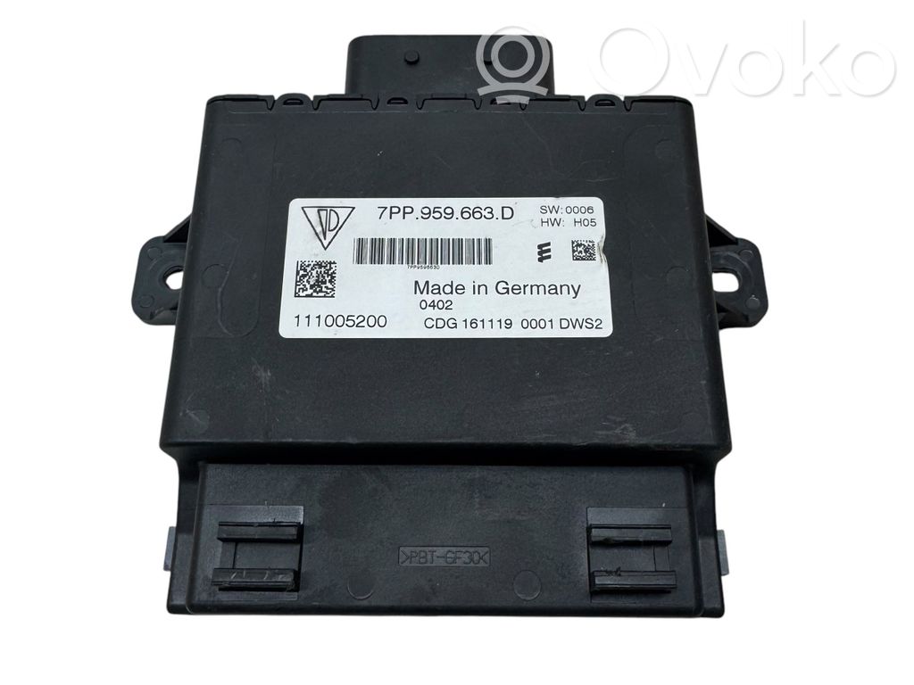 Porsche Boxster 982 Voltage converter/converter module 