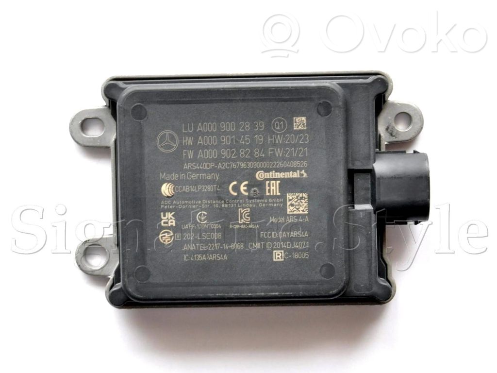 Sensor de radar Distronic   A0009002839,A0009002839,A0009007913,A0009001710,A0009003212,A0009004134,A0009005507,A0009006314,A0009007923,A0009008209,A0009009217,A2909003700
