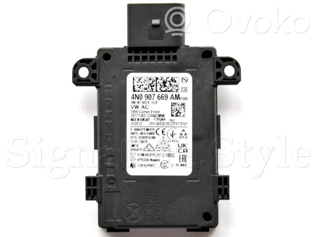 Blind spot module   4N0907669AM,4N0907669AK,4N0907669AL,4N0907669AC,4N0907669AD,4N0907669AE,4N0907669AF,4N0907669AH,4N0907669C,4N0907669D,4N0907669E,4N0907669F,4N0907669H,4N0907669K,4N0907669L