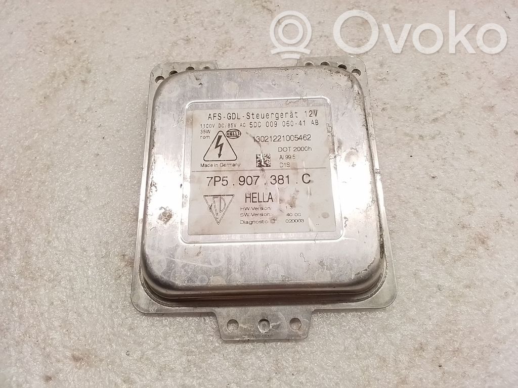 Porsche Cayenne (92A) Ajovalojen virranrajoitinmoduuli Xenon 