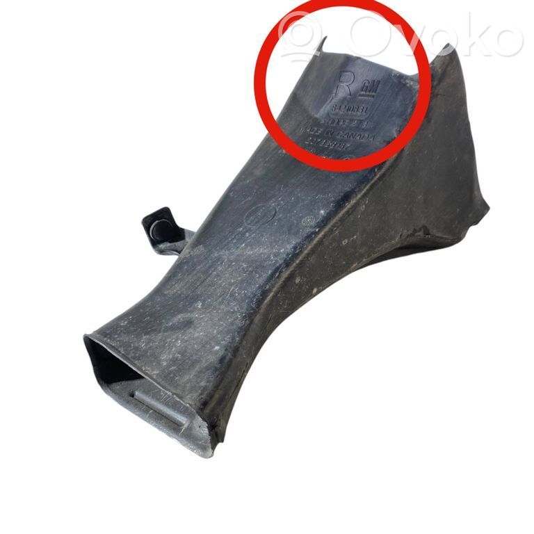Chevrolet Camaro Wlot / Kanał powietrza intercoolera 