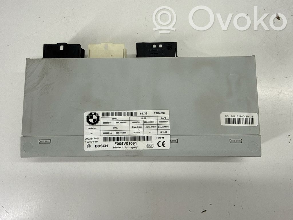 Sterownik / Moduł elektrycznej klapy tylnej / bagażnika   7284597,61357284597,F005V01091,0002617401