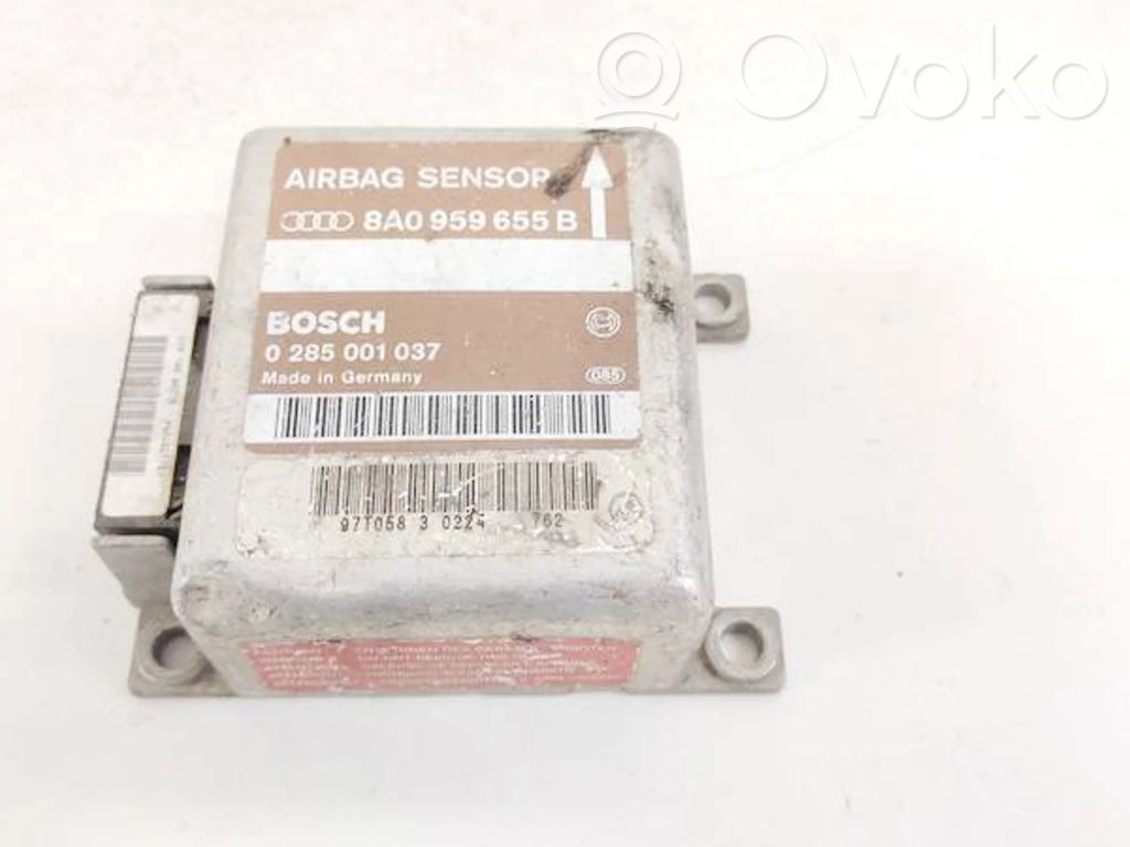 Turvatyynyn ohjainlaite/moduuli   8A0959655B,0285001037,0285001037,8A0959655B