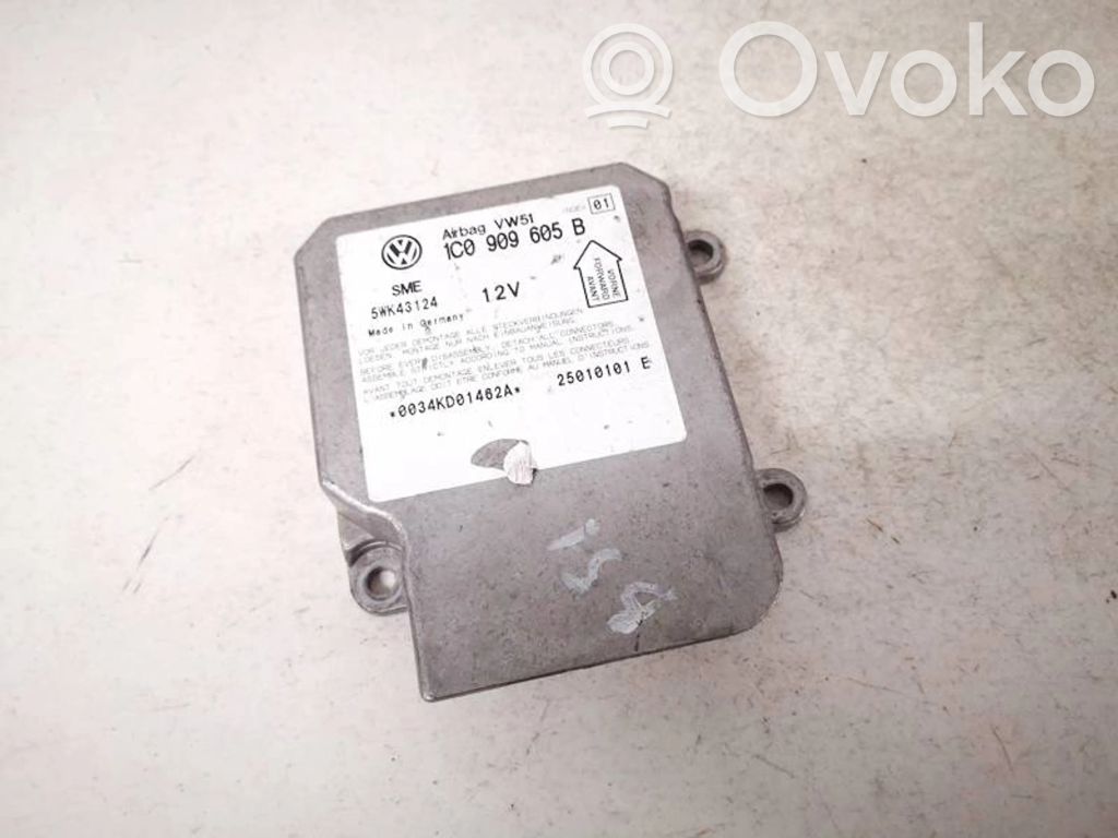 Centralina/modulo airbag   1C0909605B,5WK43122,1C0909605B,5WK43122