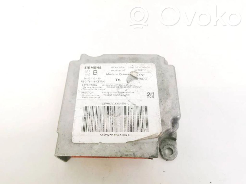Unidad de control/módulo del Airbag   9652712180,5WK42908,5WK42908,9652712180