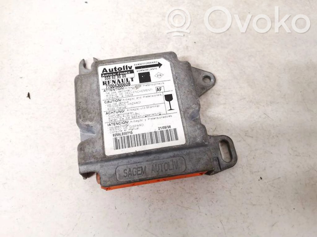 Renault Scenic I Centralina/modulo airbag