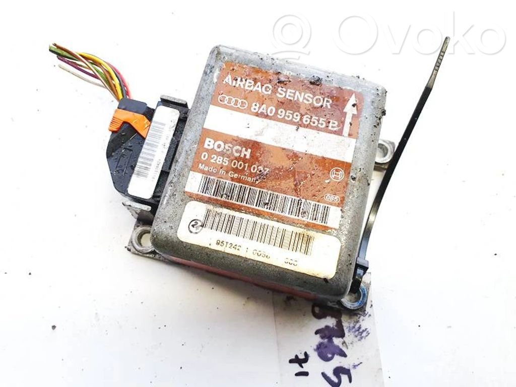 Turvatyynyn ohjainlaite/moduuli   8A0959655B,0285001037,0285001037,8A0959655B