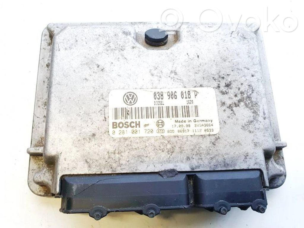 Centralina/modulo del motore   038906018P,0281001720,0281001720,038906018P