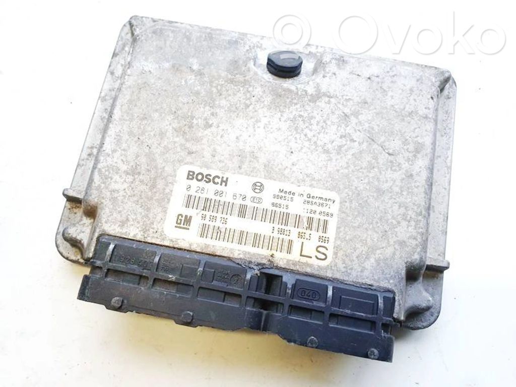 Engine control unit/module   0281001670,90589736,0281001670,90589736