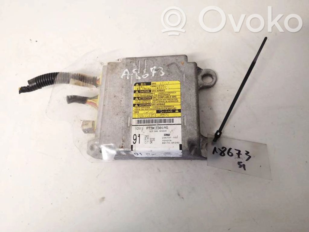 Toyota Corolla Verso AR10 Centralina/modulo airbag