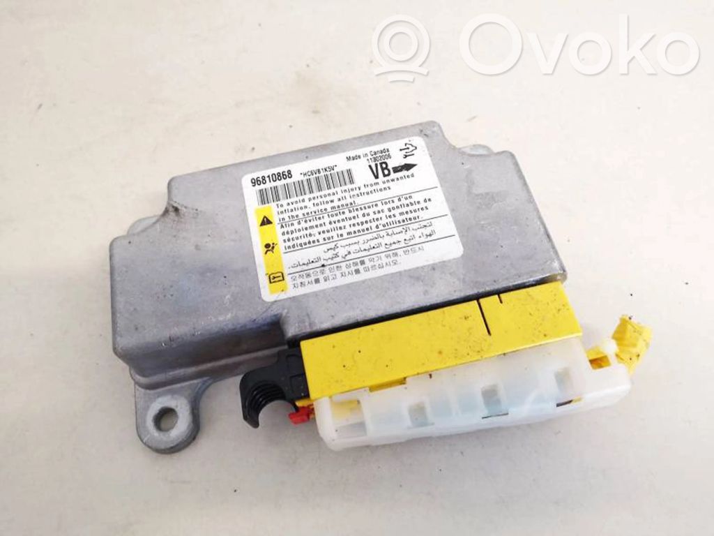 Chevrolet Captiva Module de contrôle airbag