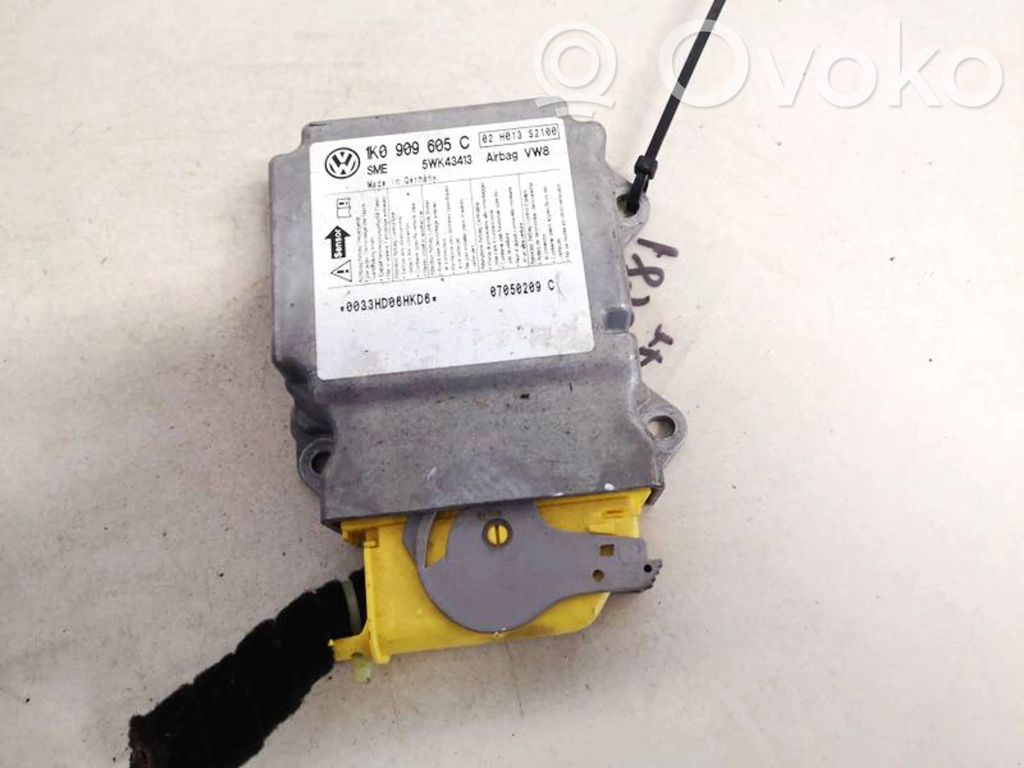 Volkswagen Golf Plus Unitate/modul de comandă airbaguri 