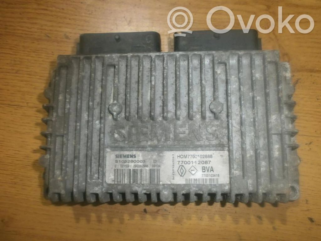 Engine control unit/module   7700112087,HOM66001102888,7700112087,HOM66001102888