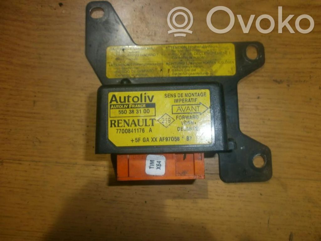 Centralina/modulo airbag   7700841176A,550383100,550383100,7700841176A