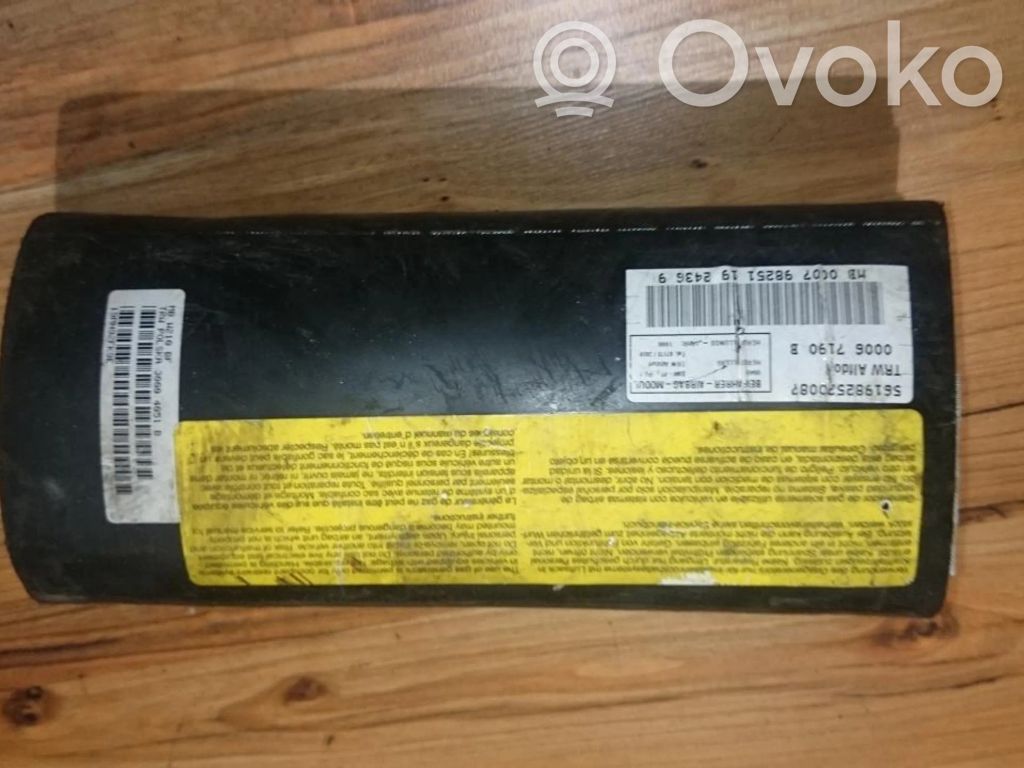 Poduszka powietrzna Airbag pasażera   00067190B,561982520087,00067190B,561982520087