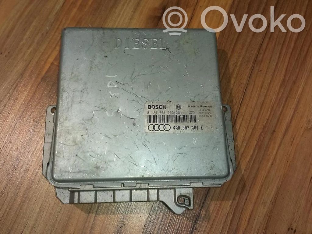 Unidad de control/módulo del motor   0281001253,0281001253,4A0907401E