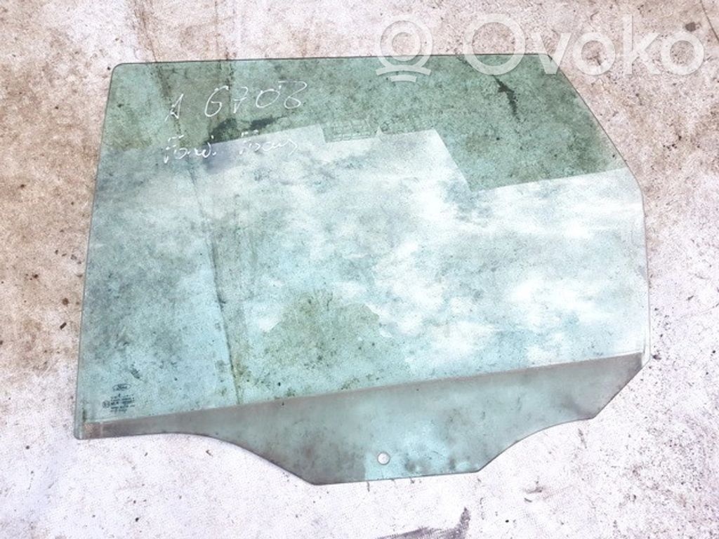 Rear door window glass
