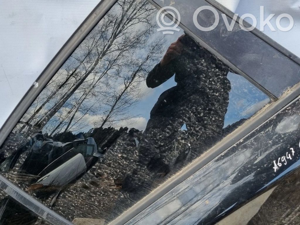 Rear door window glass