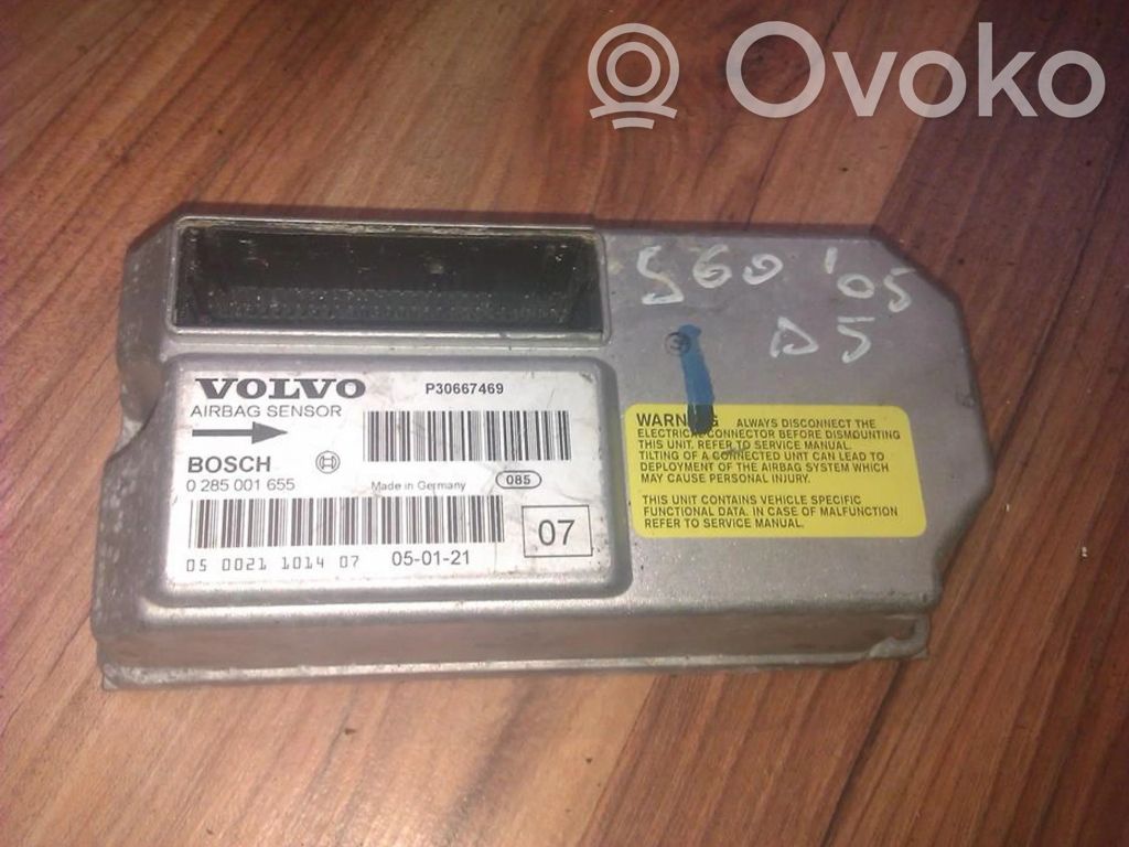 Volvo S60 Centralina/modulo airbag
