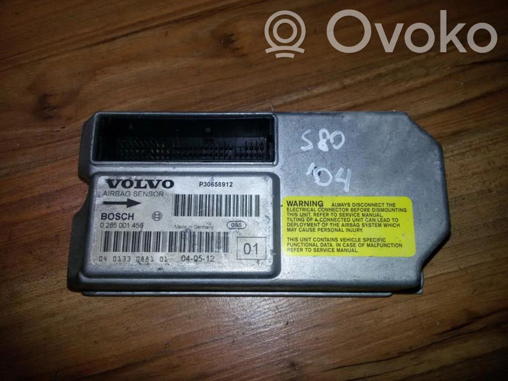 Volvo S80 Unitate/modul de comandă airbaguri 