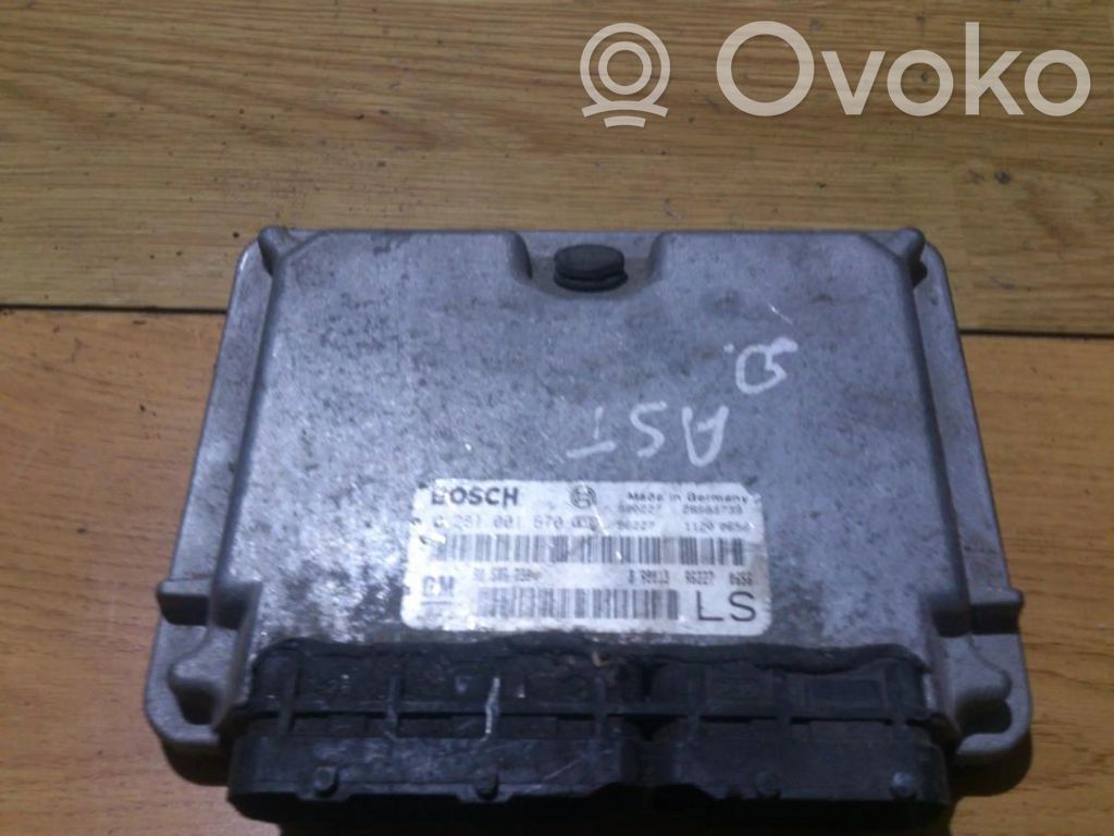 Engine control unit/module   0281001670,90589736,0281001670,90589736