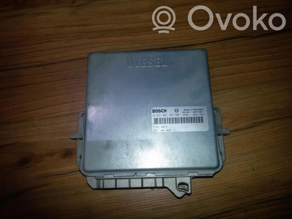 Sterownik / Moduł ECU   0281001307,MSB100060,0281001307,MSB100060
