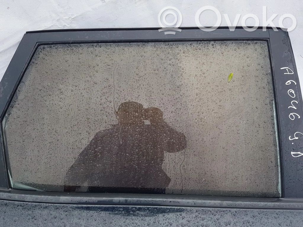 Rear door window glass