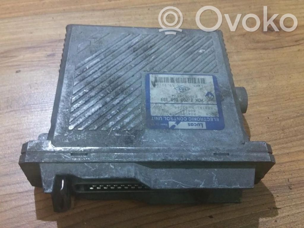 Sterownik / Moduł ECU   HOM7700868189,7700105600,7700105600,80616J,HOM7700868189,R04080005F