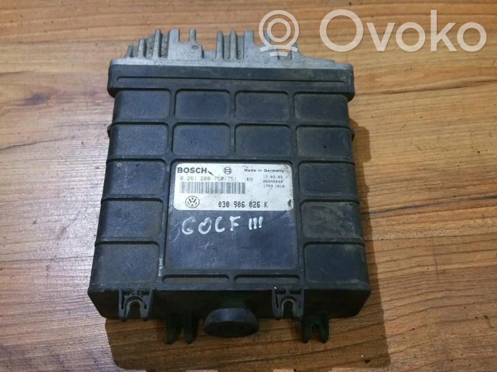 Volkswagen Golf III Engine control unit/module 
