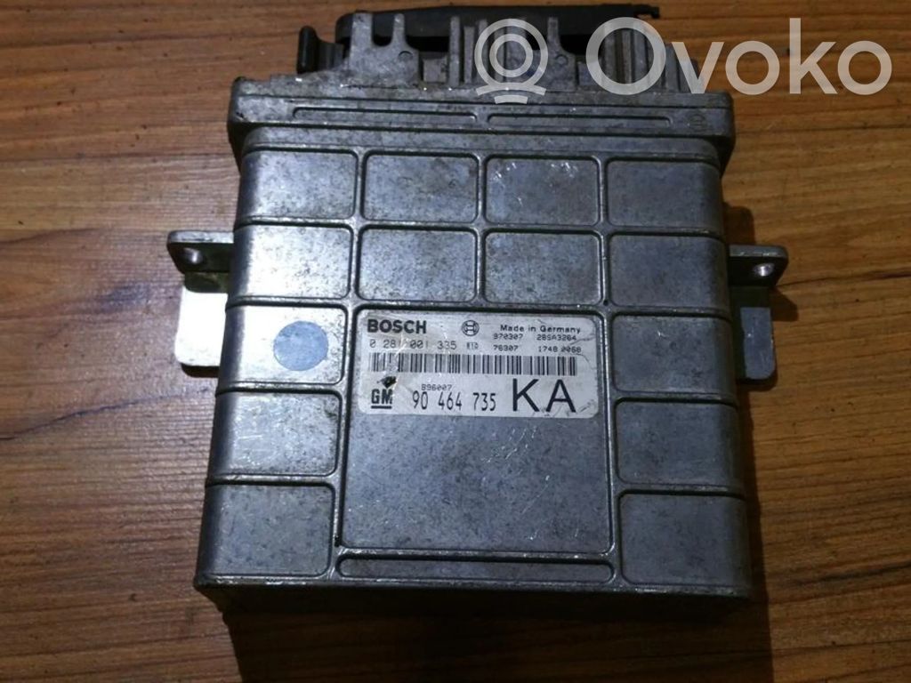 Engine control unit/module   0281001335,GM90464735,0281001335,17480068,28SA3264,76307,970307,B96007,GM90464735