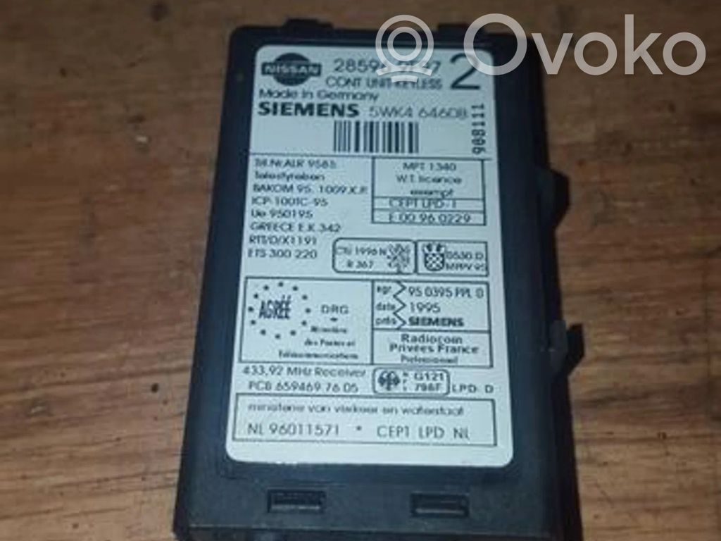 Nissan Primera Unitate/modul comandă imobilizator 