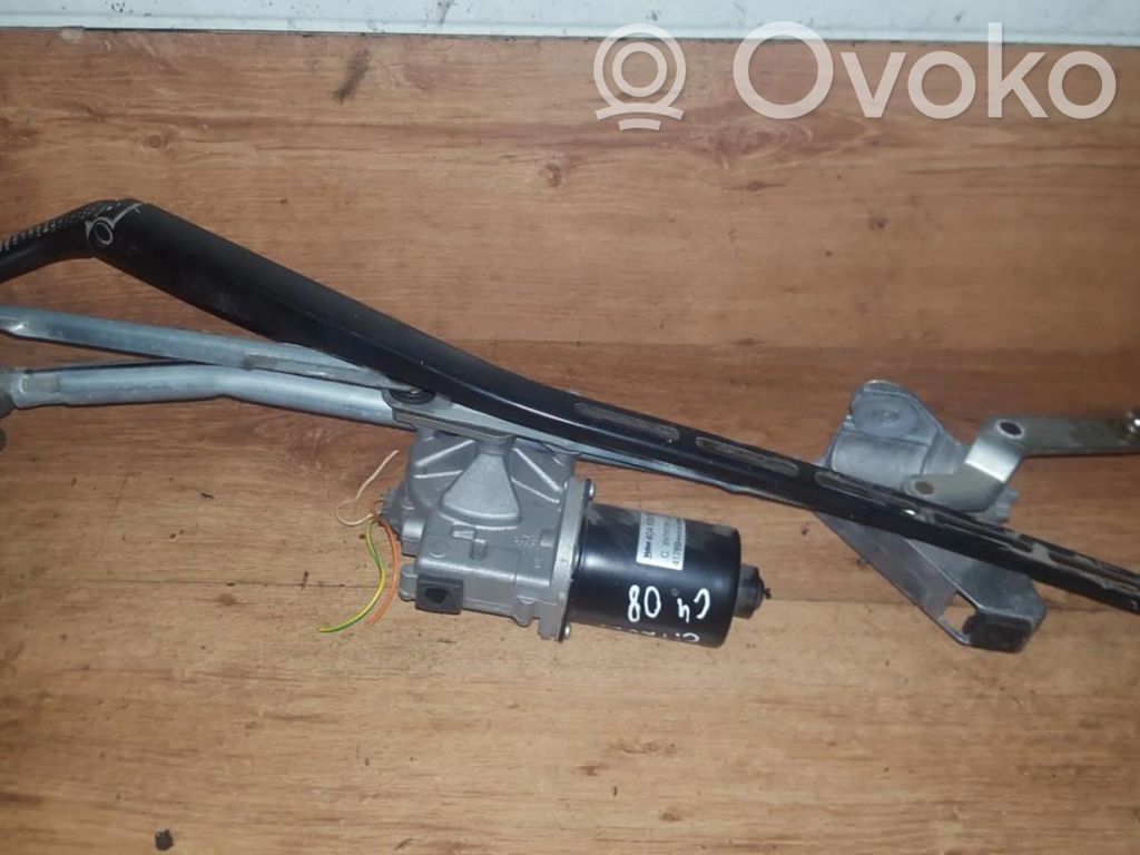 Citroen C4 I Motor y varillaje del limpiaparabrisas delantero 