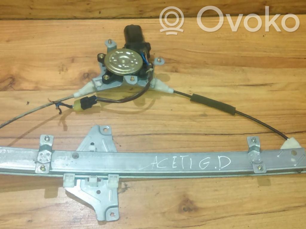 Regulador con motor de la ventanilla de la puerta corredera