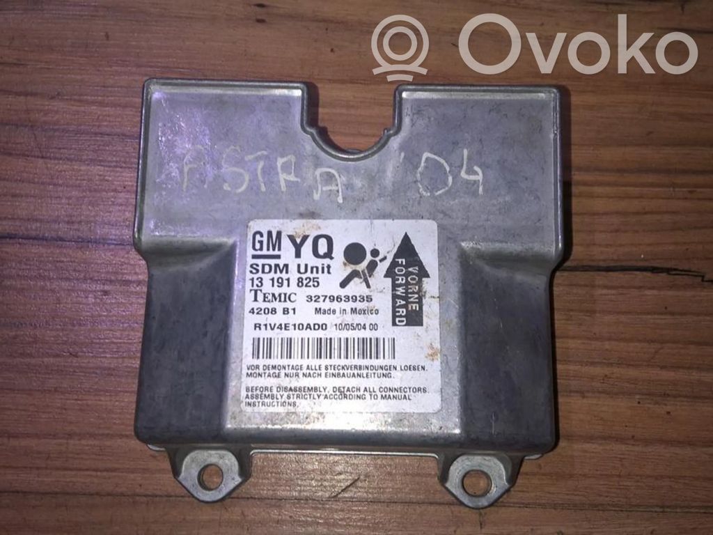Opel Astra H Centralina/modulo airbag