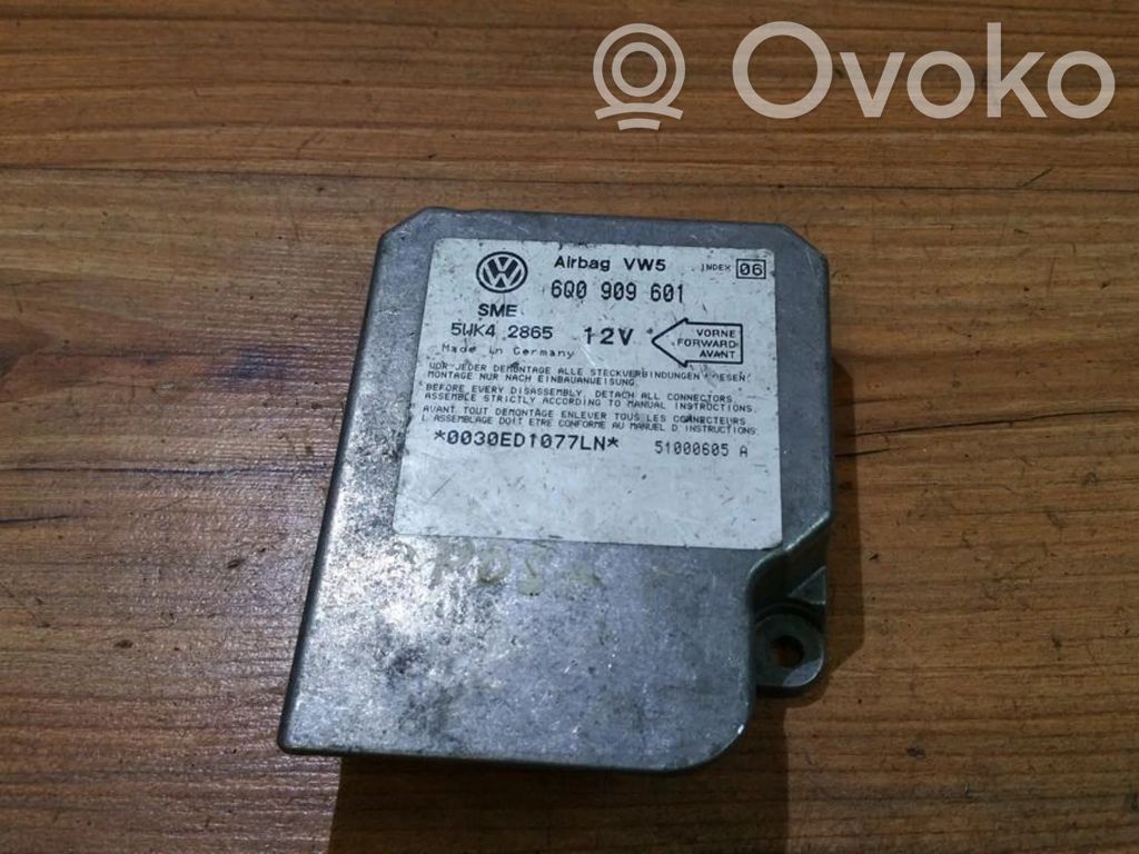 Volkswagen Polo III 6N 6N2 6NF Sterownik / Moduł Airbag 