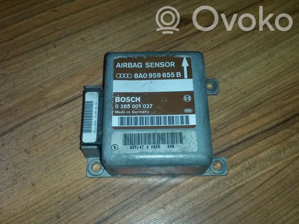 Centralina/modulo airbag   0285001037,8A0959655B,0285001037,8A0959655B