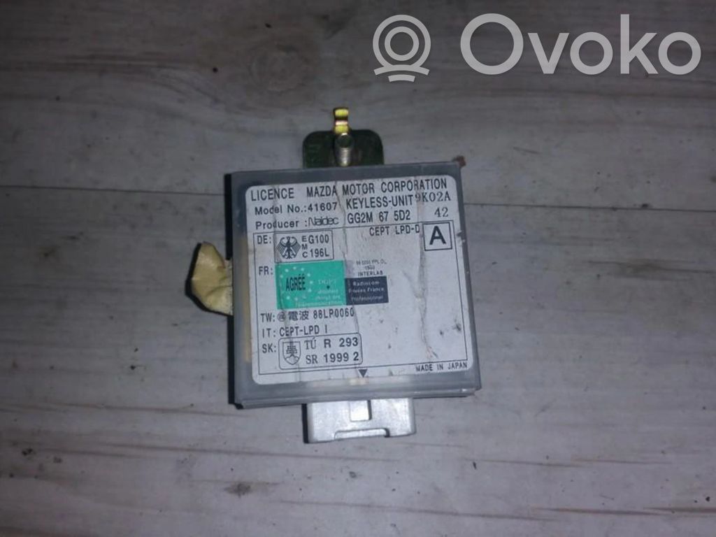 Other control units/modules   GG2M675D2,G1001967L,G1001967L,GG2M675D2