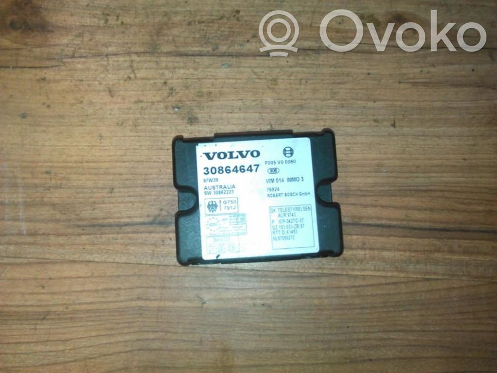 Volvo S40, V40 Centralina/modulo immobilizzatore 