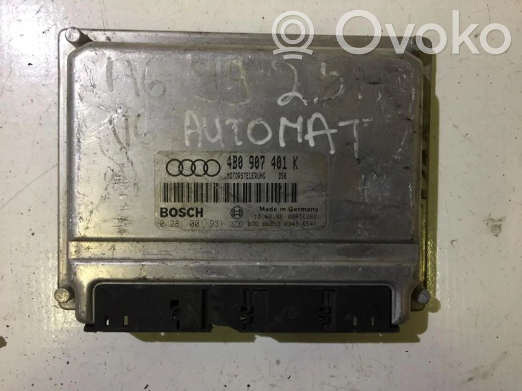 Audi A6 S6 C5 4B Unitate/modul de control motor 