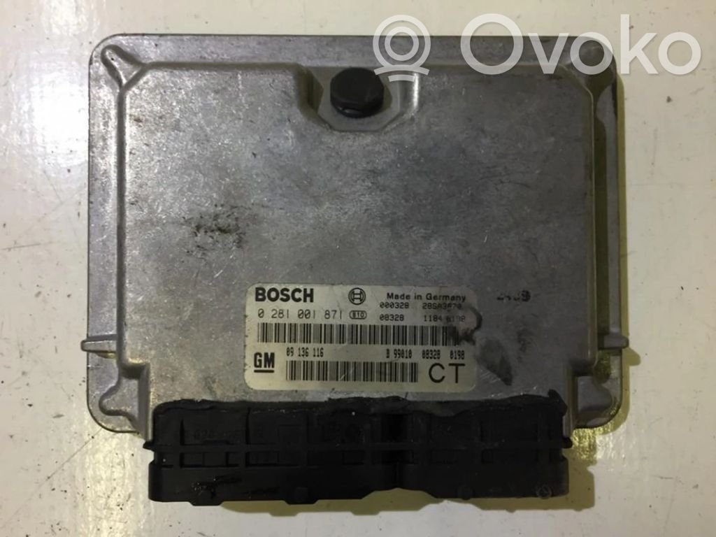 Unidad de control/módulo del motor   0281001871,0281001871