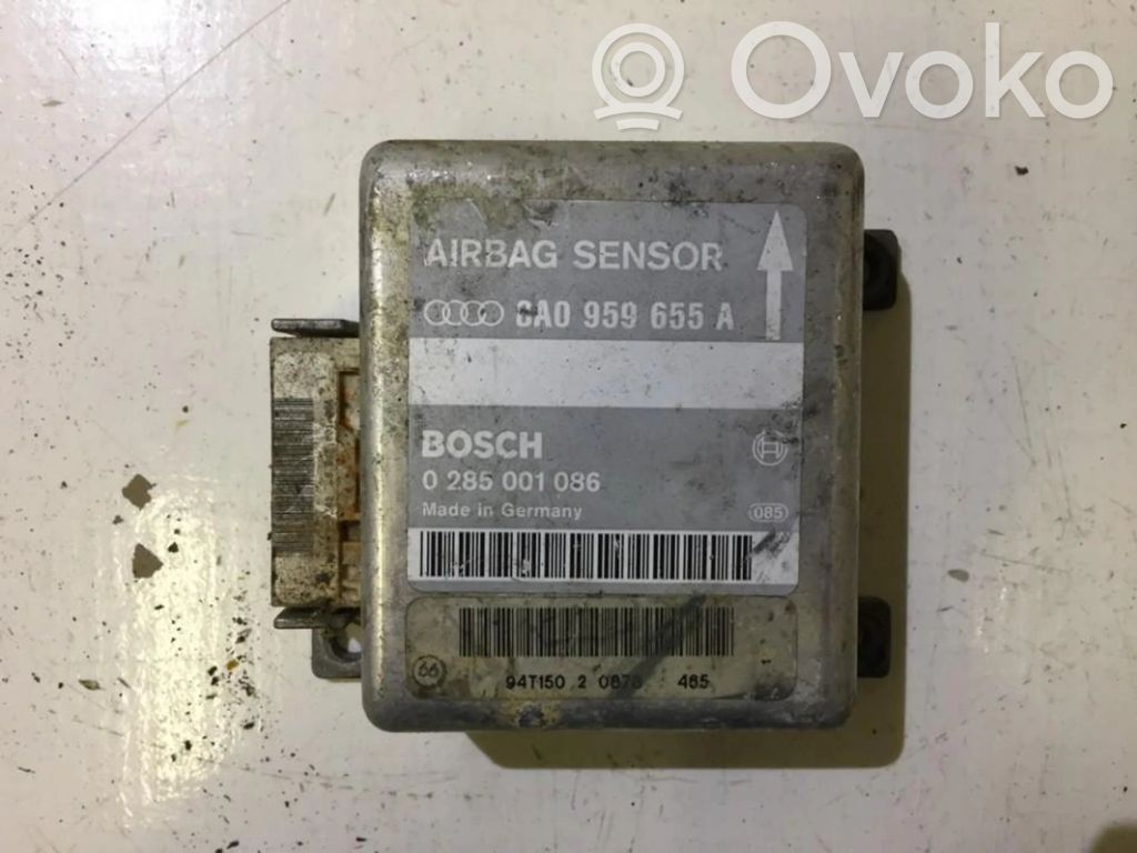 Sterownik / Moduł Airbag   0285001086,0A0959655A,0285001086,0A0959655A