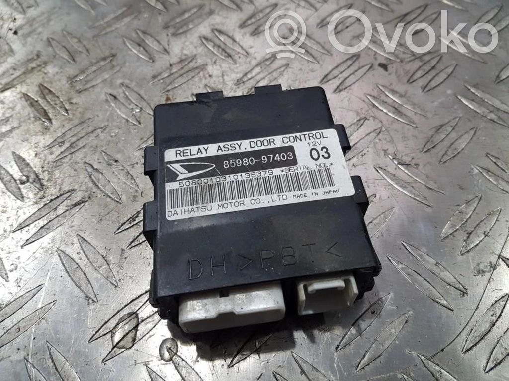 Daihatsu Sirion Altre centraline/moduli