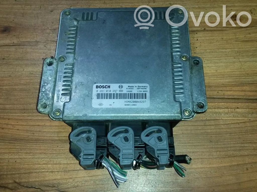 Centralina/modulo del motore   0281010297,HOM8200048297,0281010297,HOM8200048297