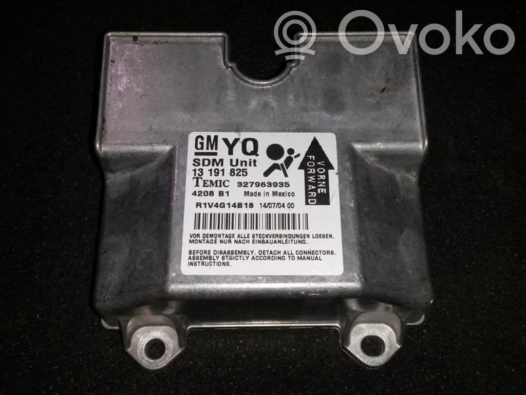 Opel Astra H Sterownik / Moduł Airbag 