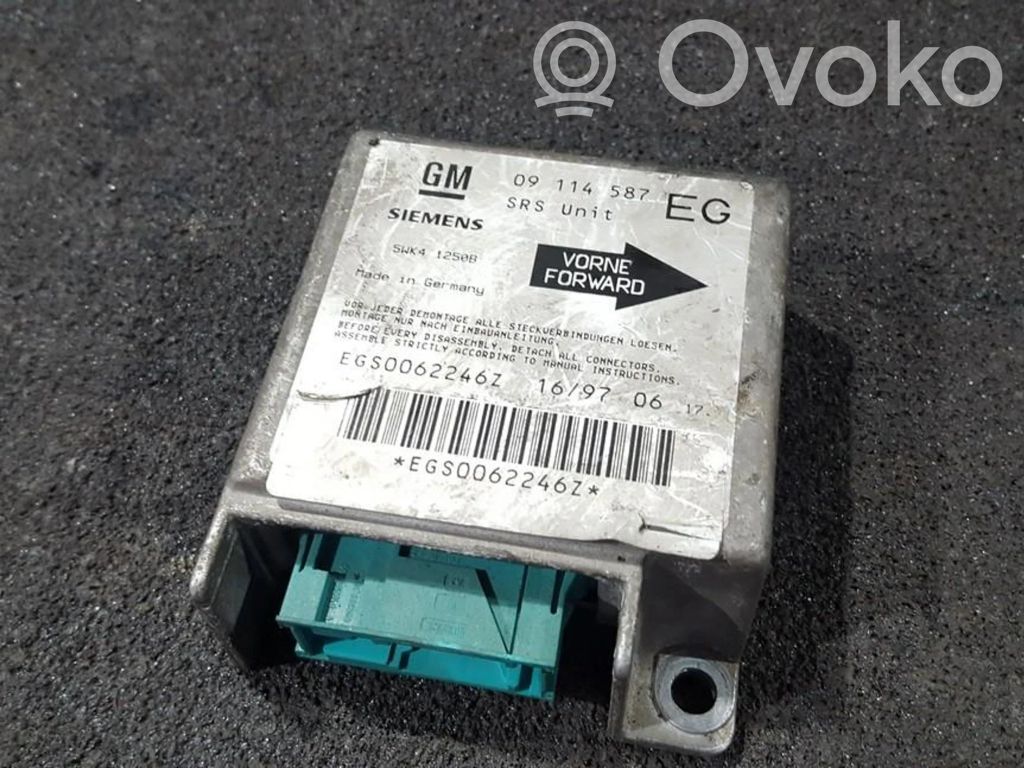 Opel Combo B Airbag control unit/module 